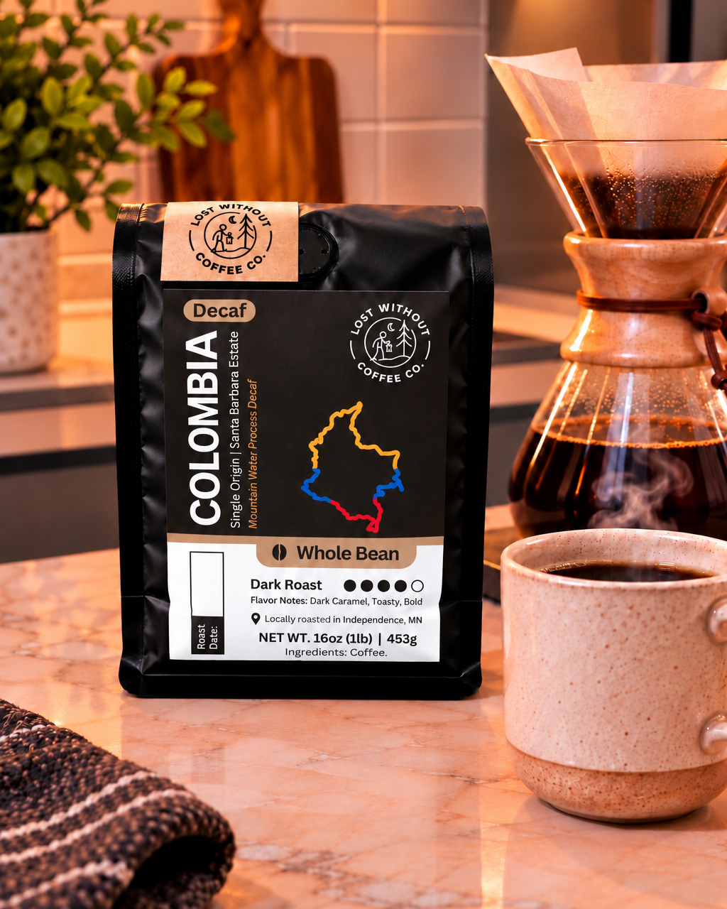 Decaf Colombia - Dark Roast Roast