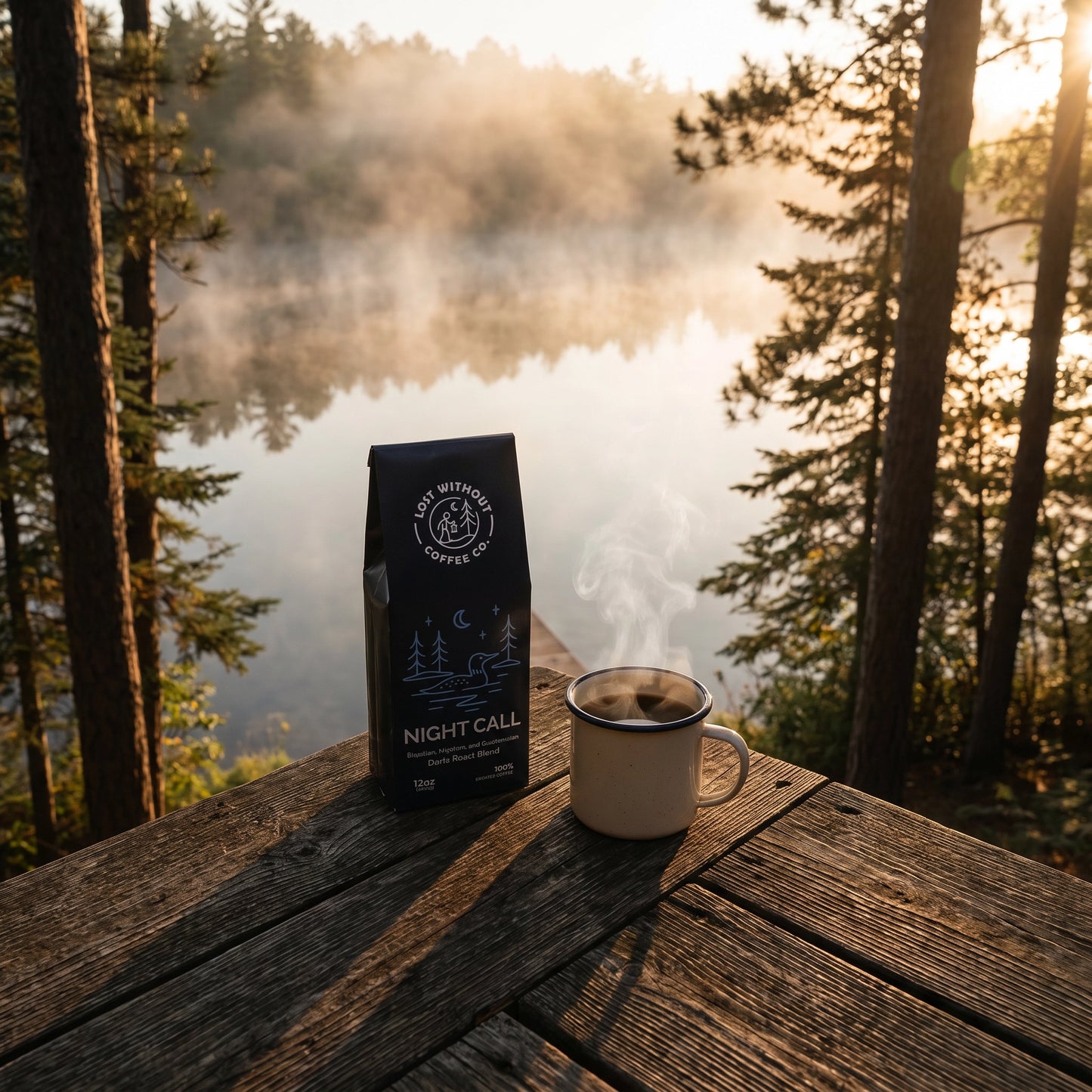 Fresh Roasted Coffee - Night Call Dark Roast - 12oz