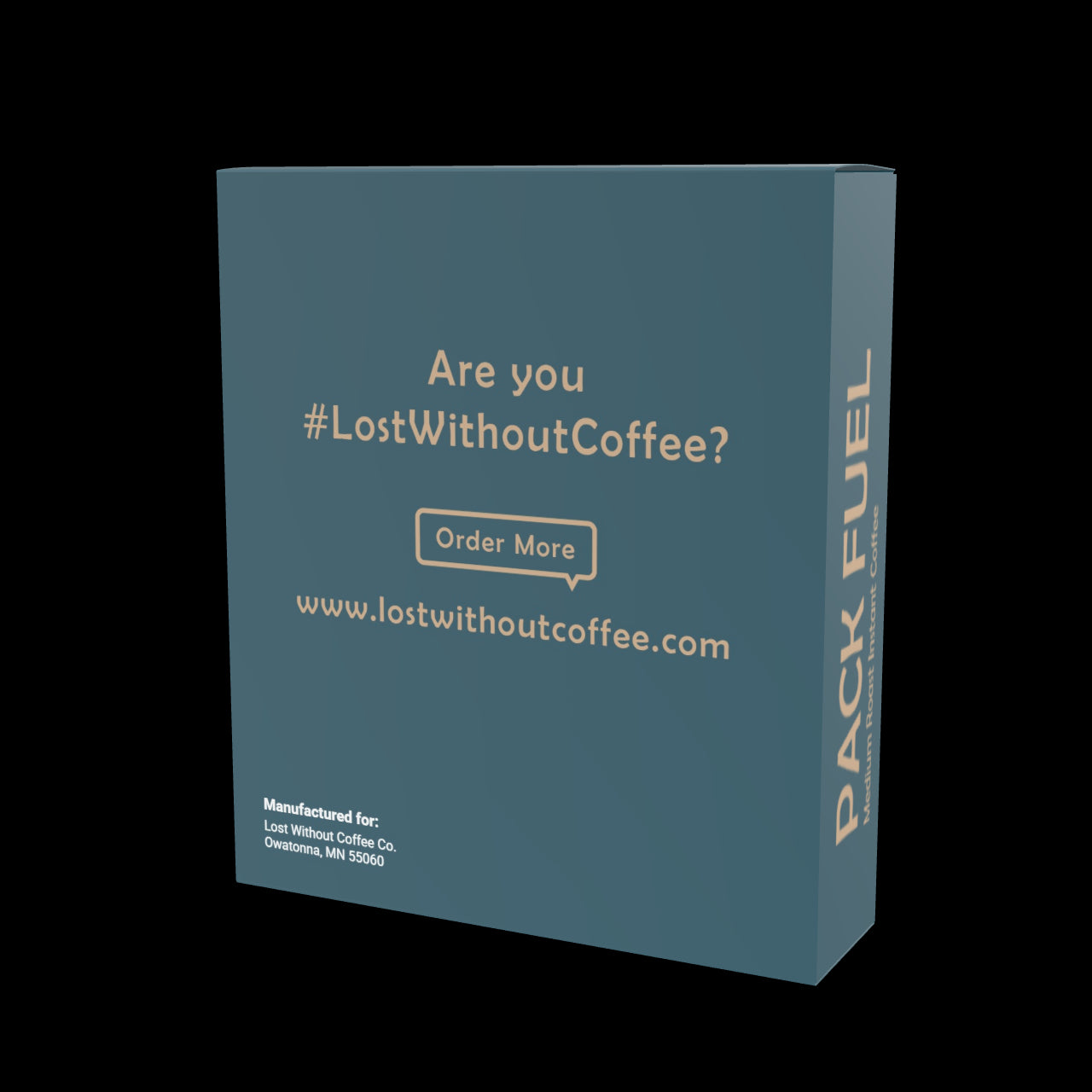 Premium Instant Coffee - Pack Fuel - Back