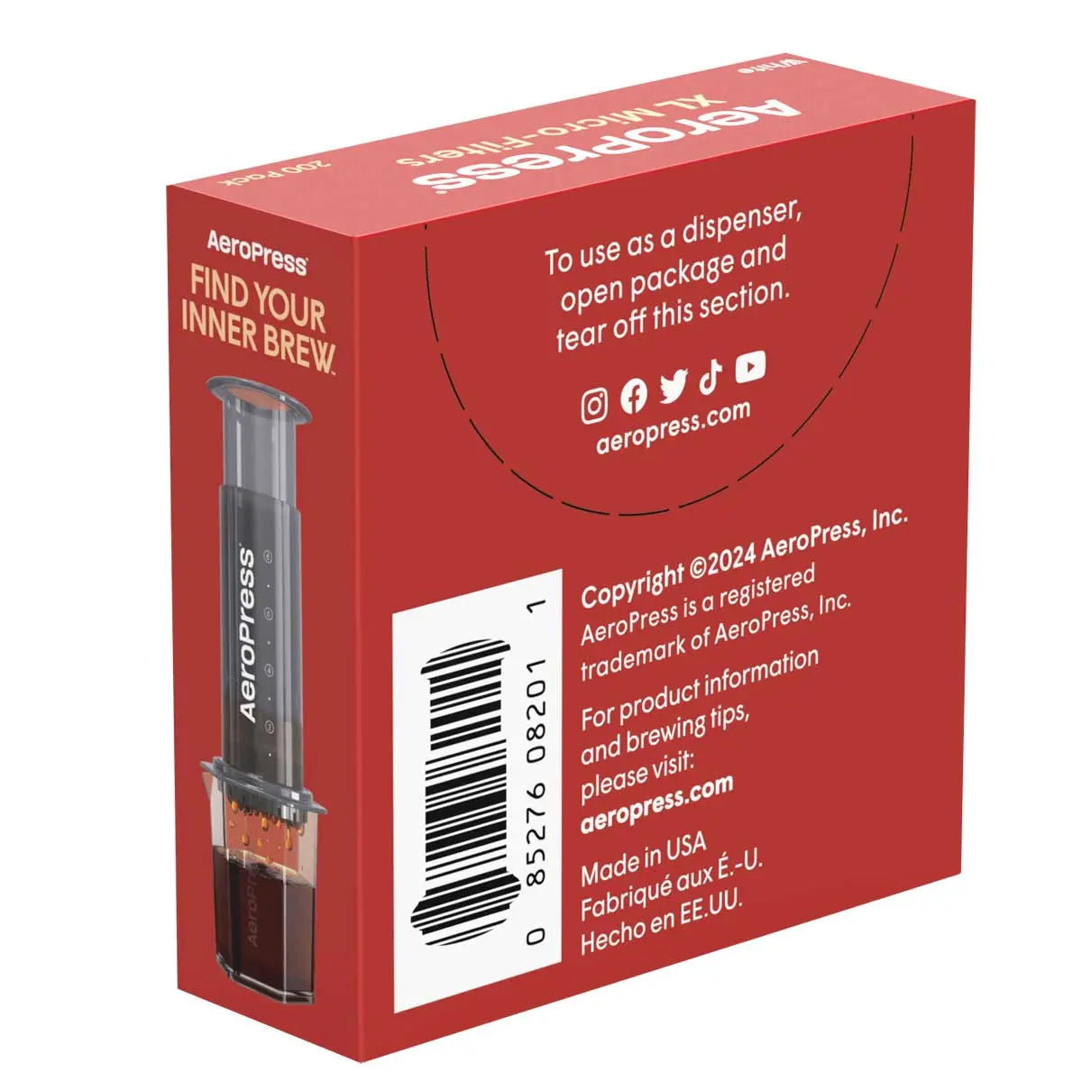 AeroPress XL Micro-Filters (200 ct) Espresso Parts