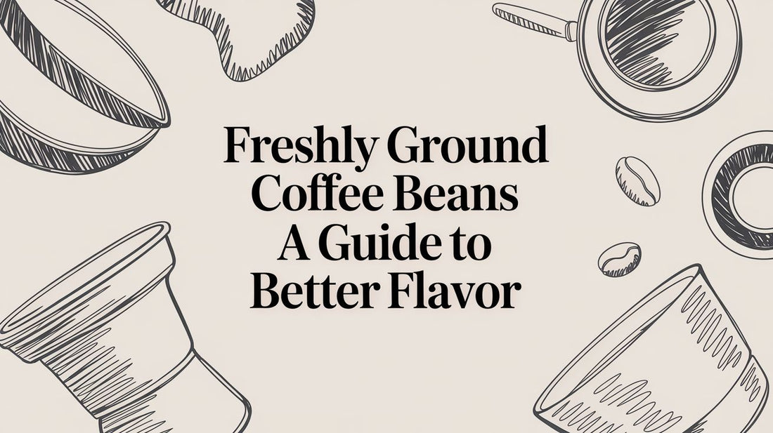 Freshly Ground Coffee Beans: A Guide to Better Flavor