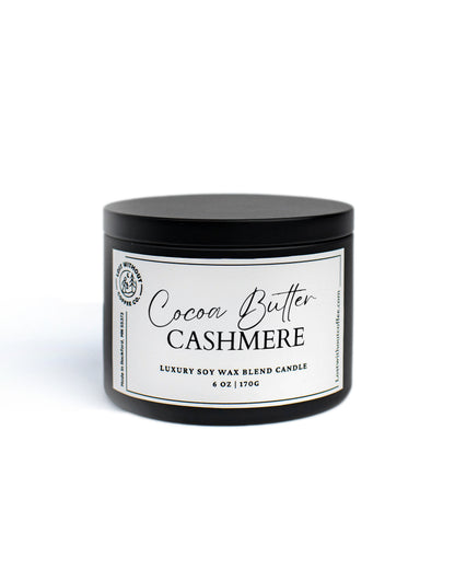 Soy Wax Candles | 6 oz Cocoa Butter Cashmere