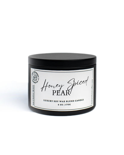 Soy Wax Candles | 6 oz Honey Spiced Pear