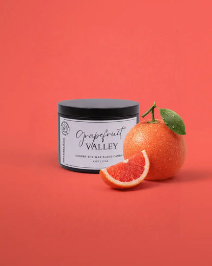 Soy Wax Candles | 6oz Grapefruit Valley Lost Without Coffee Co.