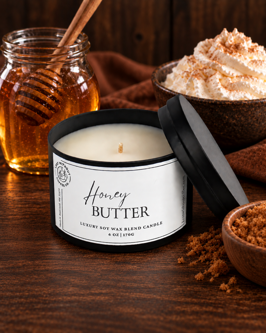 Soy Wax Candles | 6 oz Honey Butter