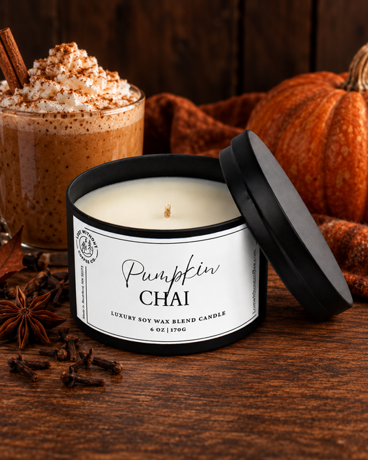 Soy Wax Candles | 6 oz Pumpkin Chai