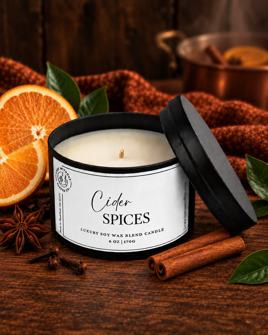 Soy Wax Candles | 6 oz Cider Spices