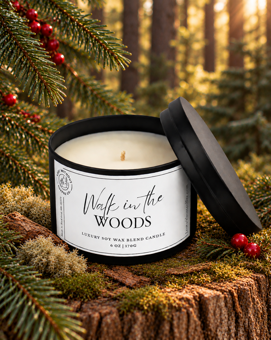 Soy Wax Candles | 6 oz Walk in the Woods