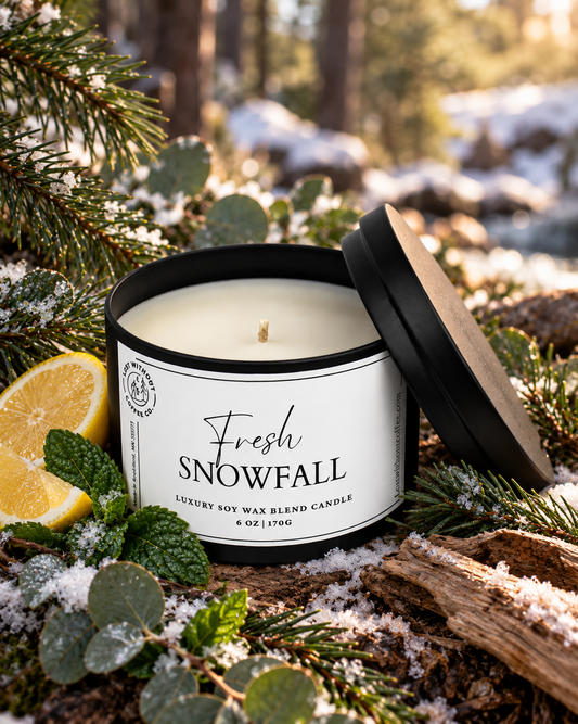 Soy Wax Candles | 6 oz Fresh Snowfall