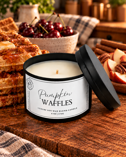 Soy Wax Candles | 6 oz Pumpkin Waffles