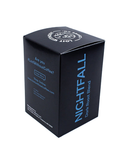 Dark Roast Coffee Pods - Nightfall - 12 Count Single Serve Cups