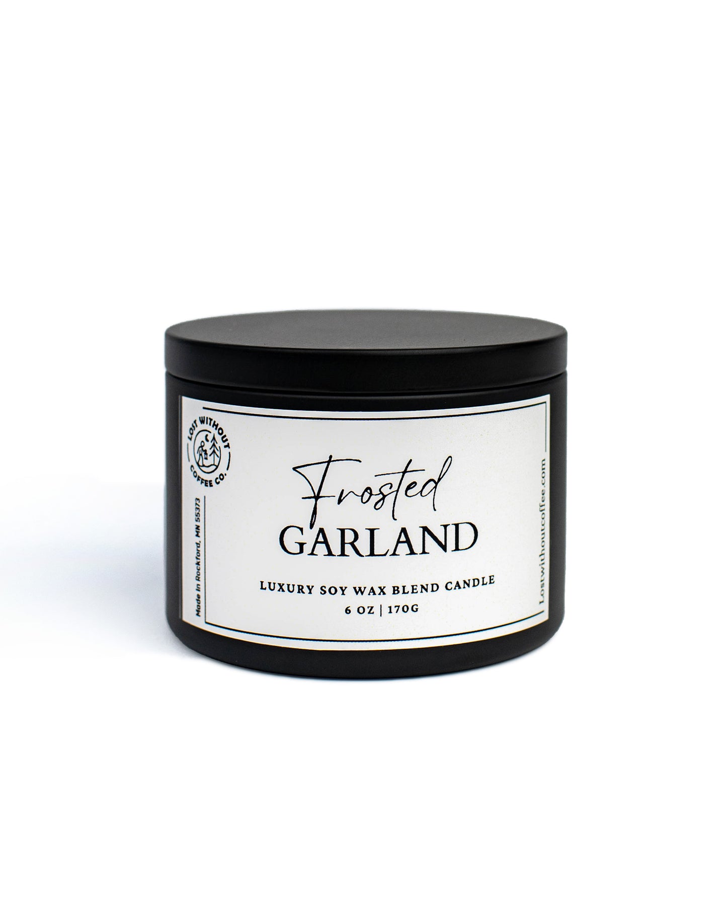 Soy Wax Candles | 6oz Frosted Garland