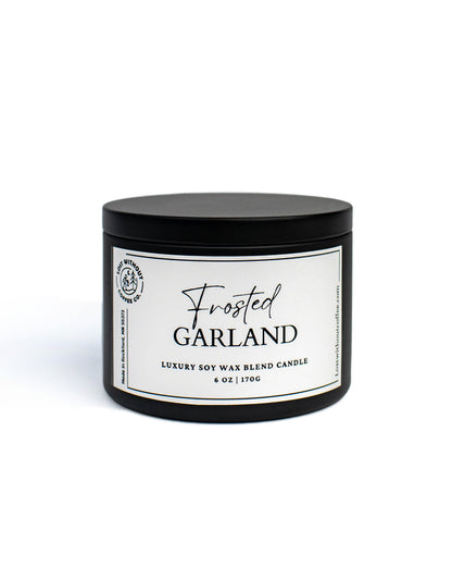 Soy Wax Candles | 6oz Frosted Garland