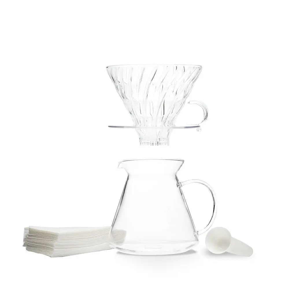 Hario V60 02 Simply Glass Pour Over Coffee Kit Espresso Parts