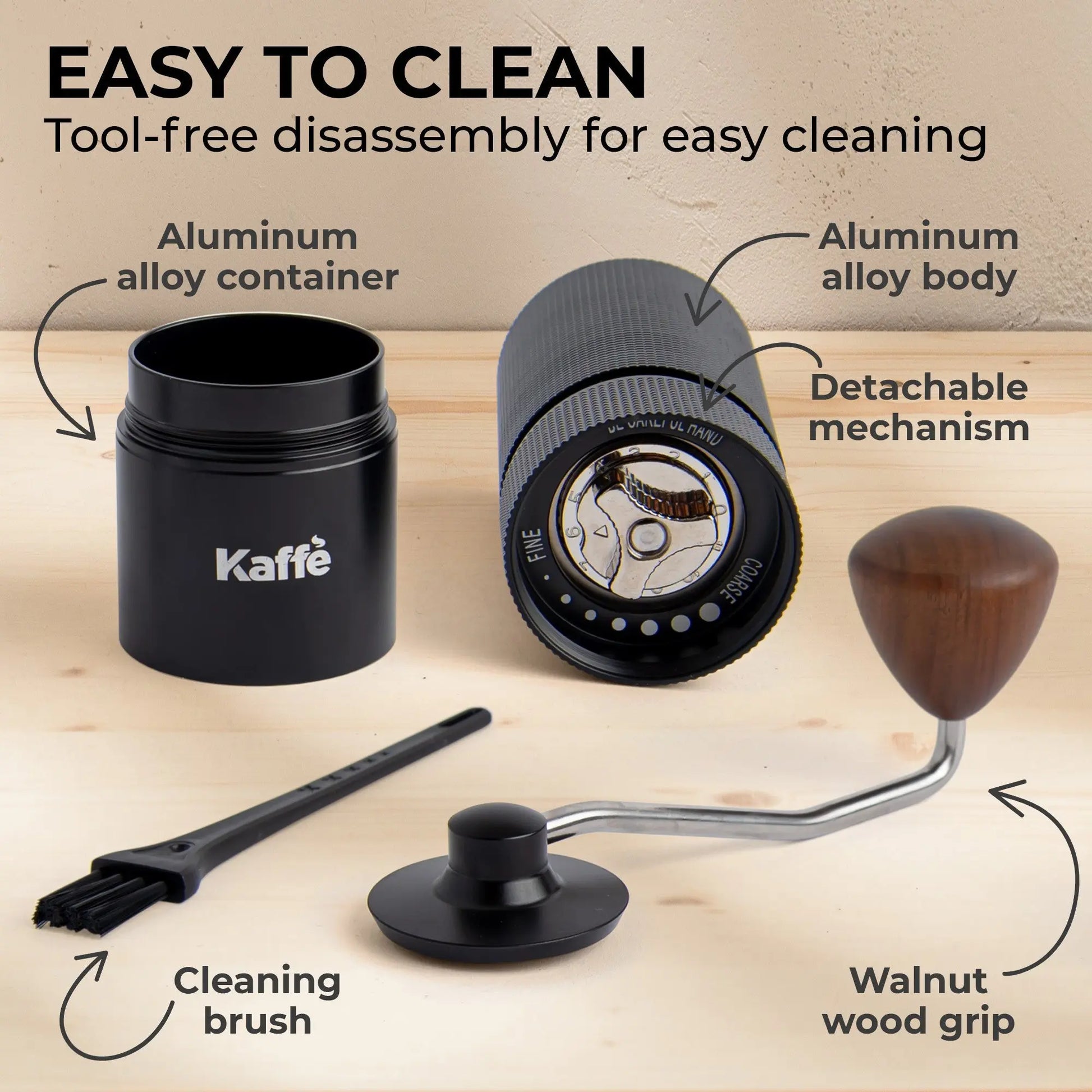 Manual Coffee Grinder, KF2071 Kaffe Products