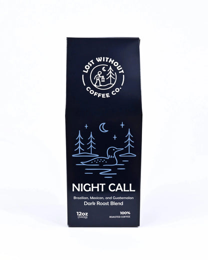 Fresh Roasted Coffee - Night Call Dark Roast - 12oz Lost Without Coffee Co.