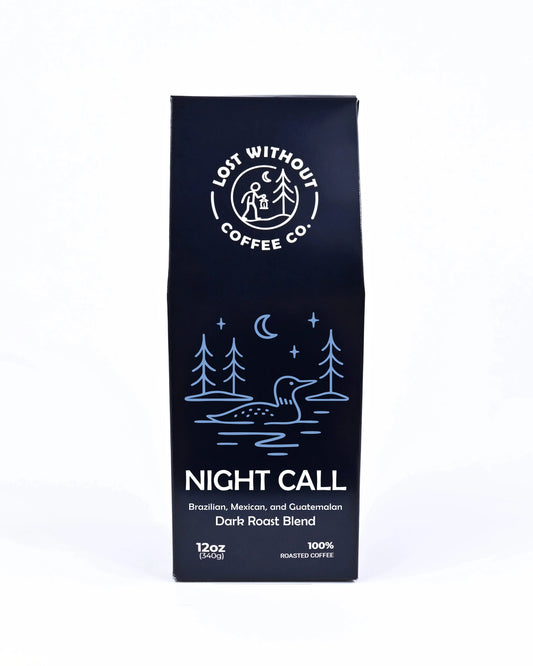 Fresh Roasted Coffee - Night Call Dark Roast - 12oz Lost Without Coffee Co.