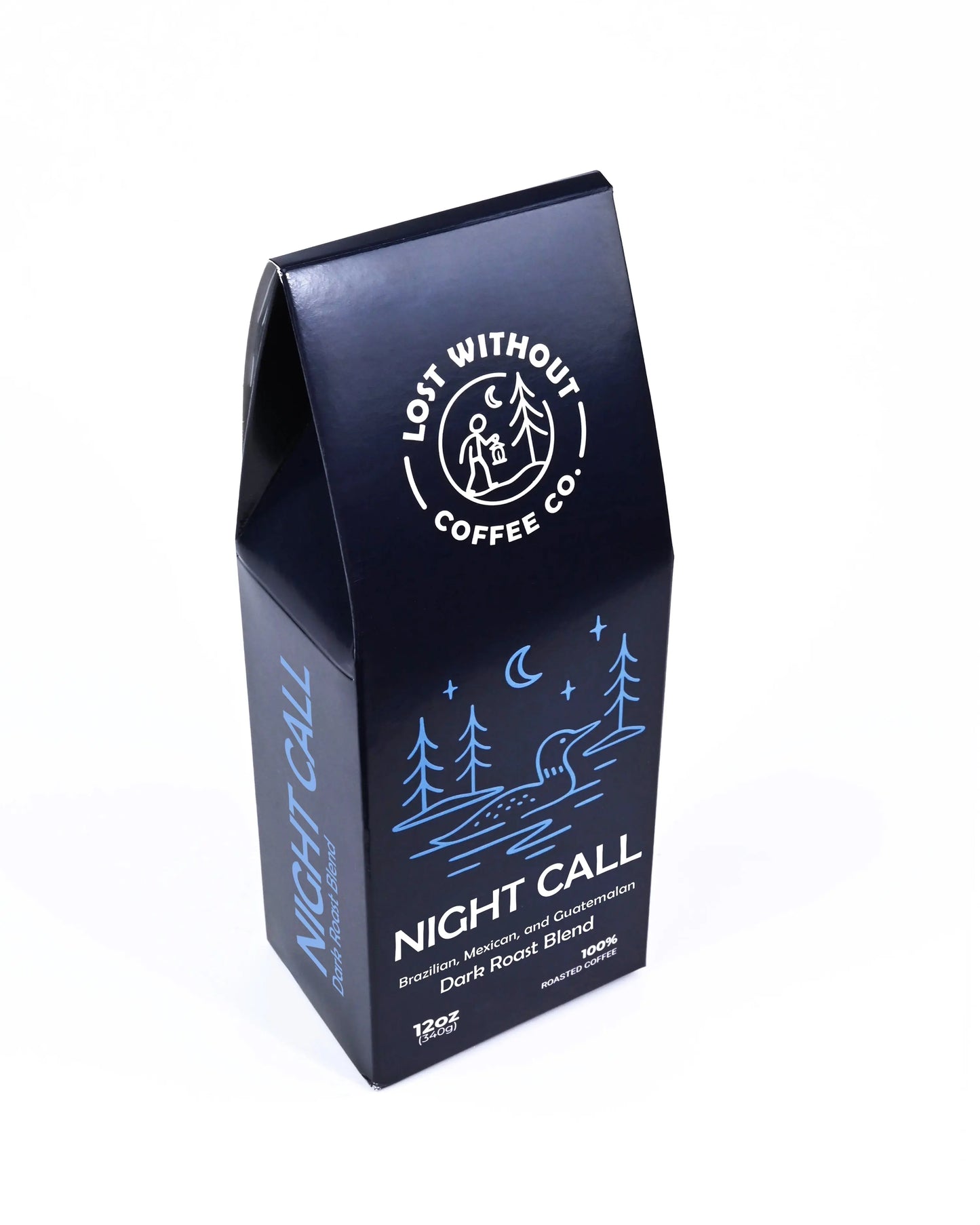 Fresh Roasted Coffee - Night Call Dark Roast - 12oz Lost Without Coffee Co.