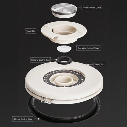 Airtight Coffee Bean Storage Canister Lastaforest