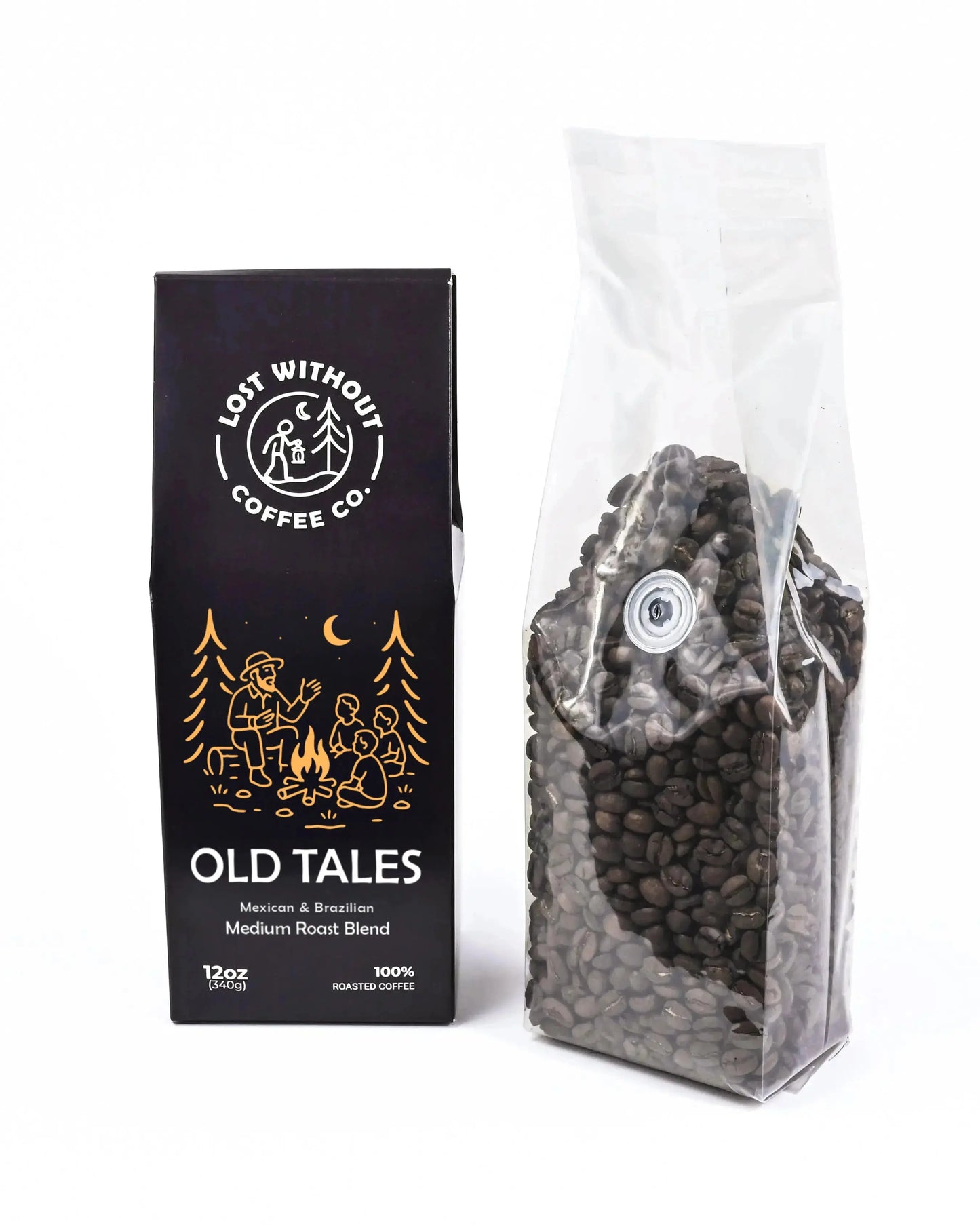 Fresh Roasted Coffee - Old Tales Medium Roast Blend - 12oz Lost Without Coffee Co.