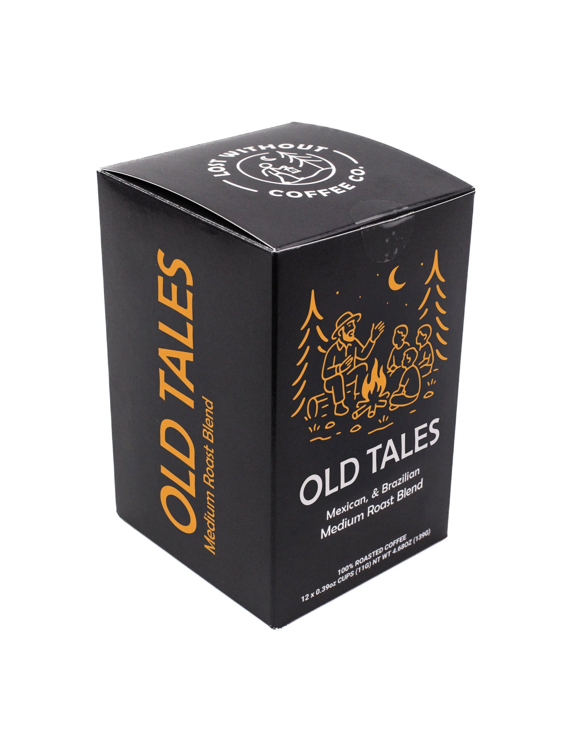 Fresh Roasted Coffee - Old Tales Medium Roast Pods - 12 Pack Lost Without Coffee Co.
