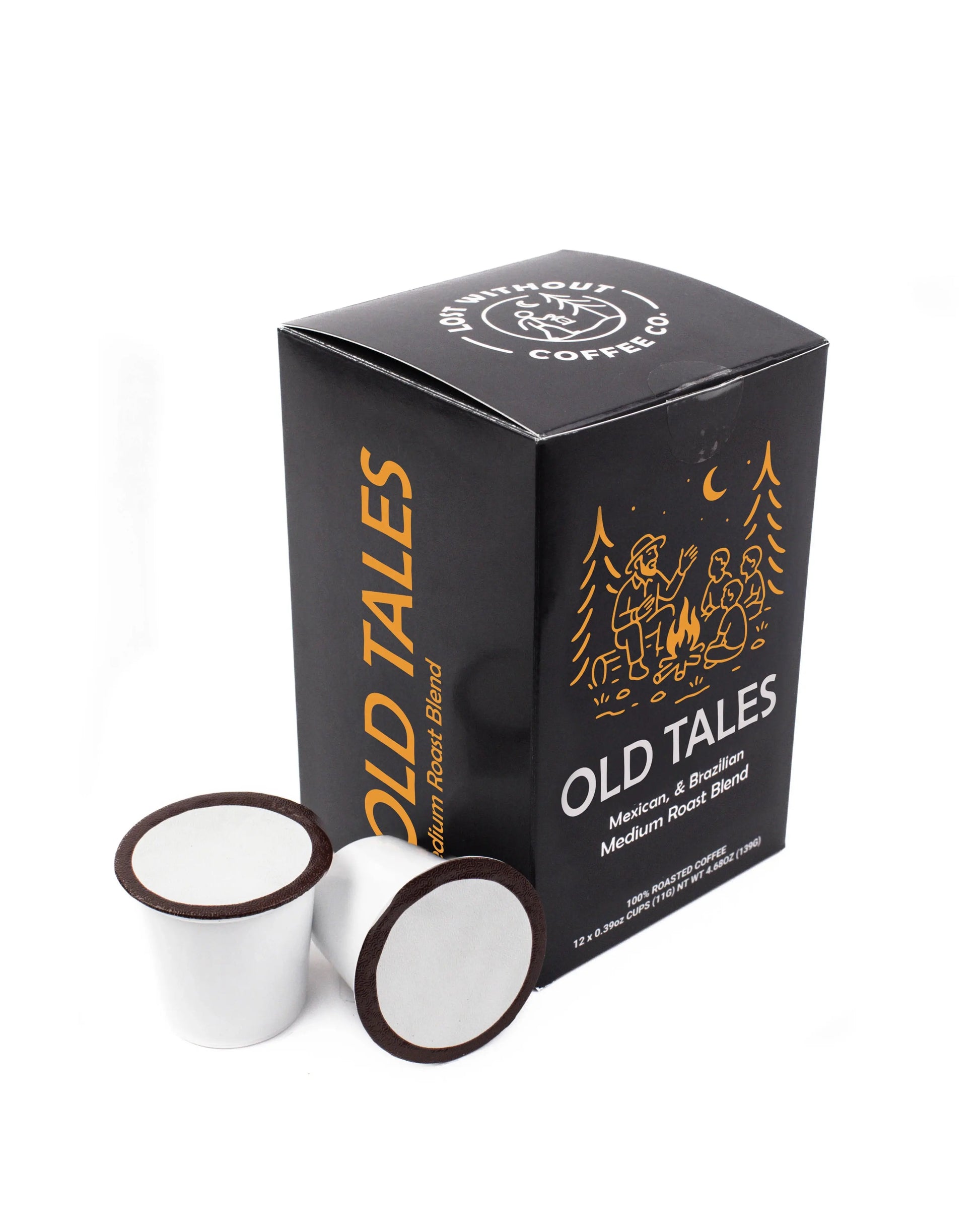 Fresh Roasted Coffee - Old Tales Medium Roast Pods - 12 Pack Lost Without Coffee Co.