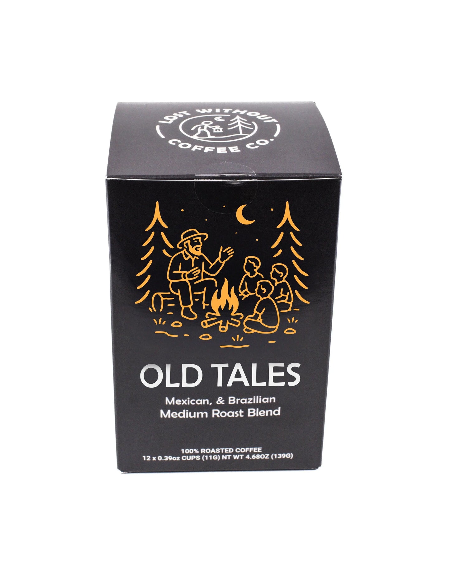Fresh Roasted Coffee - Old Tales Medium Roast Pods - 12 Pack Lost Without Coffee Co.