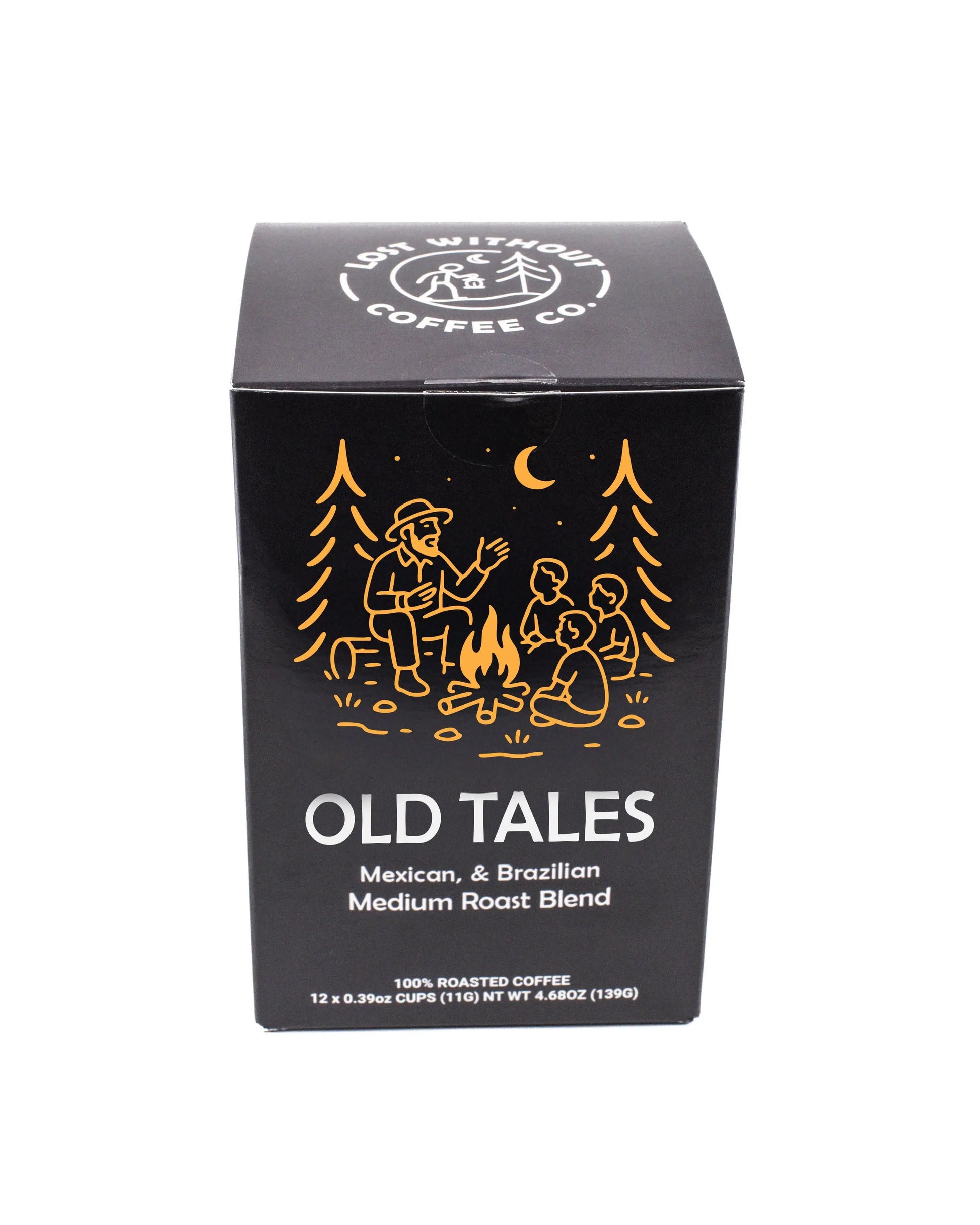 Fresh Roasted Coffee - Old Tales Medium Roast Pods - 12 Pack Lost Without Coffee Co.