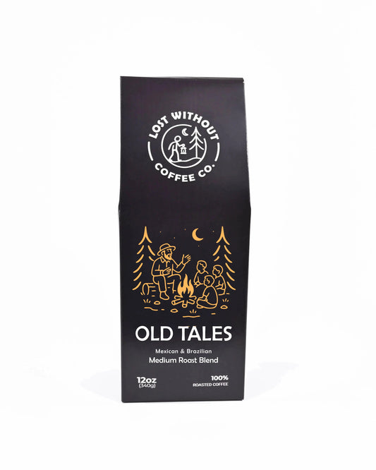 Fresh Roasted Coffee - Old Tales Medium Roast Blend - 12oz Lost Without Coffee Co.