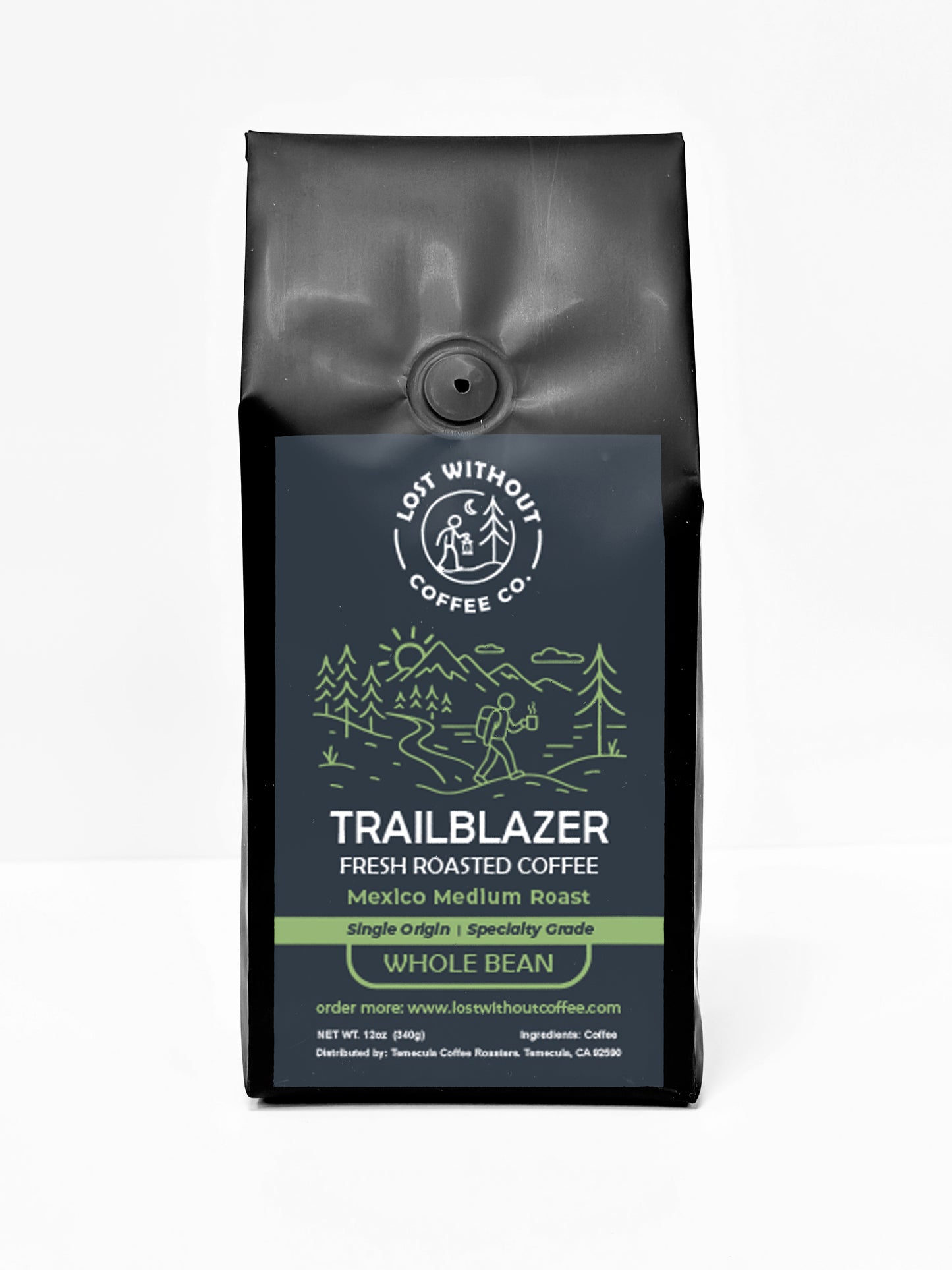 Fresh Roasted Coffee - Trailblazer - Medium Roast - 12oz