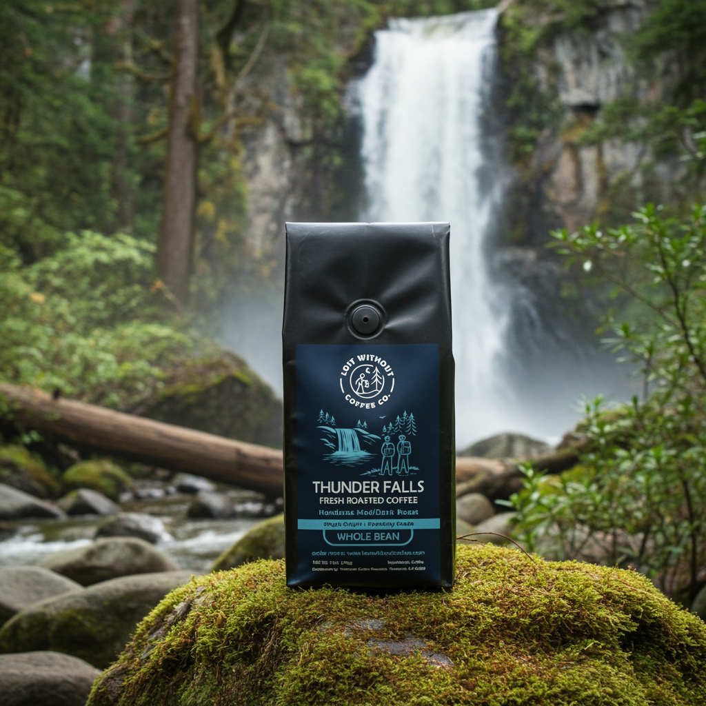 Fresh Roasted Coffee - Thunder Falls - Med-Dark Roast