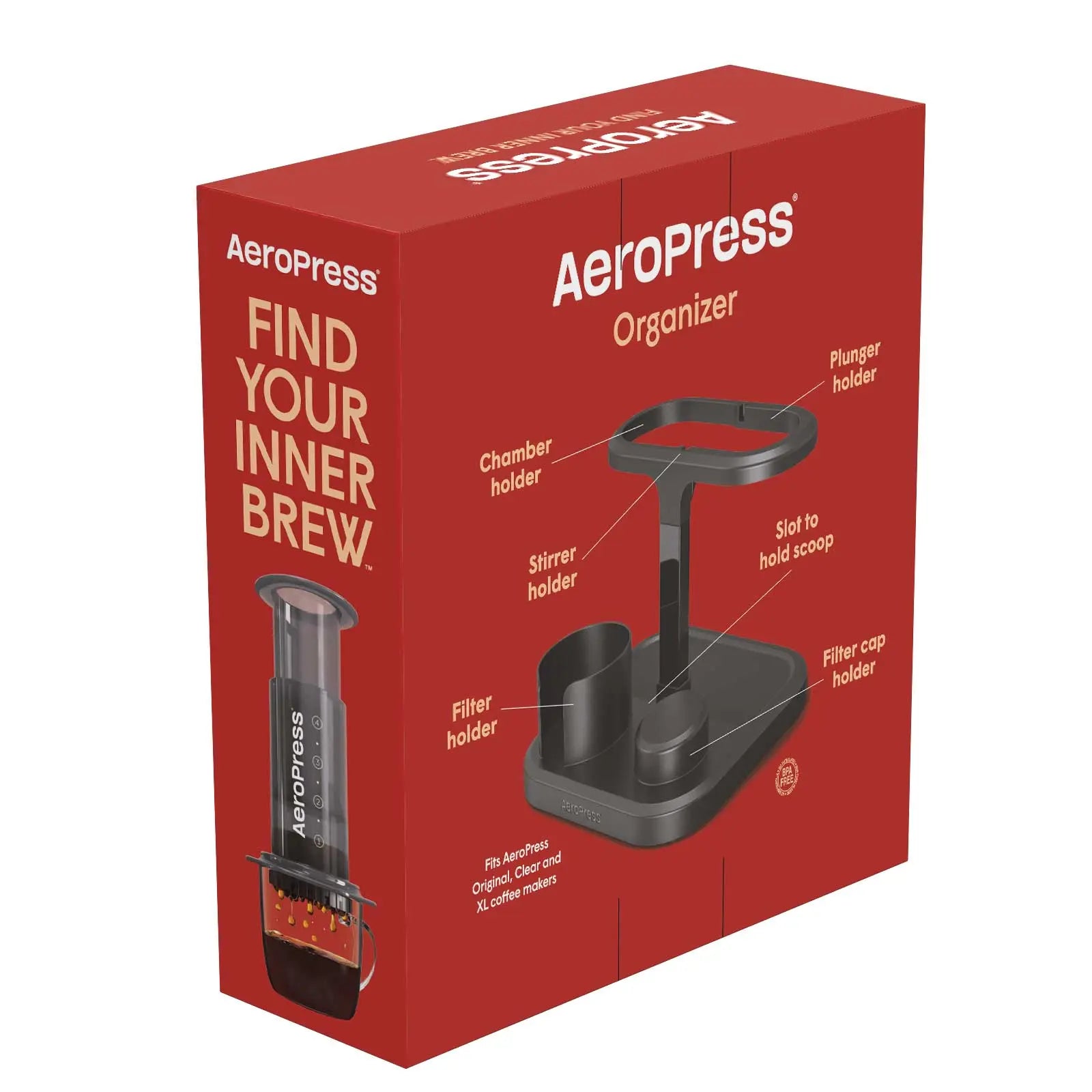 AeroPress Organizer Stand Espresso Parts