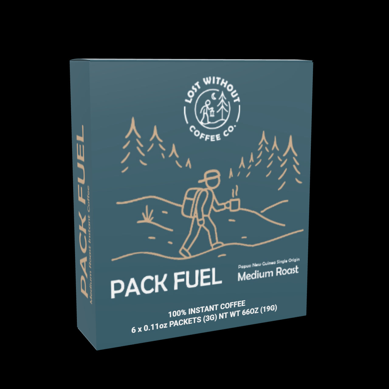 Premium Instant Coffee - Pack Fuel - Back
