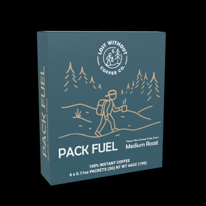 Premium Instant Coffee - Pack Fuel - Back