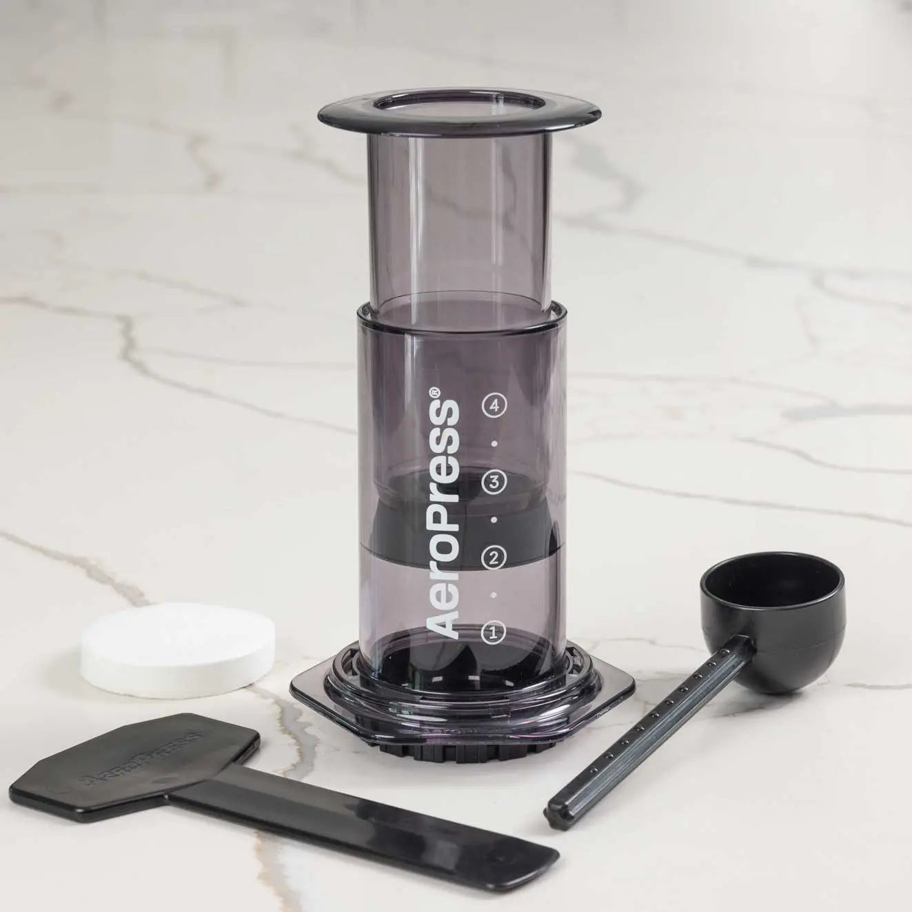 AeroPress Clear Coffee Maker - Black Espresso Parts