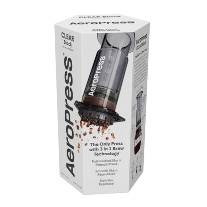 AeroPress Clear Coffee Maker - Black Espresso Parts