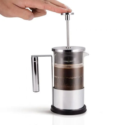 Yama Glass 2 Cup Coffee/Tea French Press - 8oz Espresso Parts