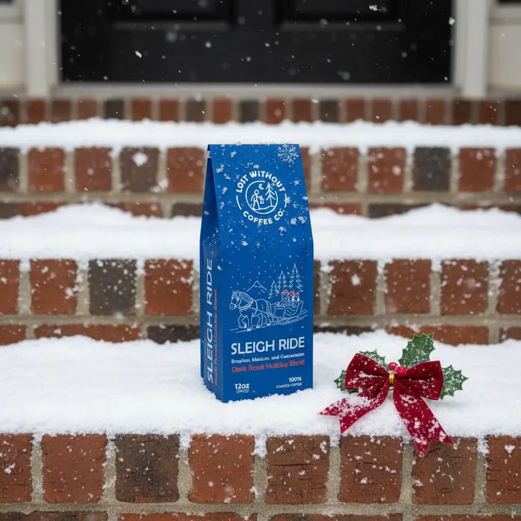 Fresh Roasted Coffee - Sleigh Ride - 12 oz Lost Without Coffee Co.